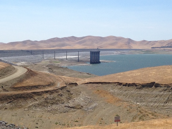 San Luis Reservoir -Empty, California Farm Water Coalition